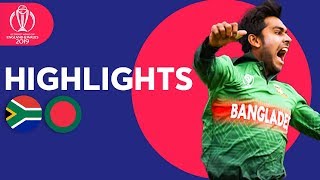 Tigers Win In Thriller  South Africa vs Bangladesh  Match Highlights  ICC Cricket World Cup 2019 [upl. by Tait201]