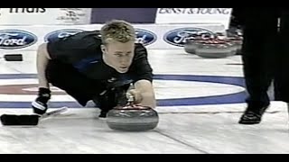 2005 Canadian Olympic Curling Trials  Ryan vs Morris [upl. by Aernda273]