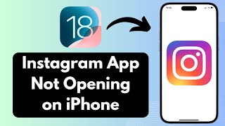 iOS 18 How to Fix Instagram App Not Working on iPhone [upl. by Gorrono]