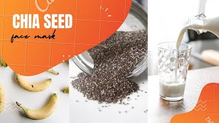 CHIA SEEDS Face mask… youtube subscribe skincare [upl. by Demona]