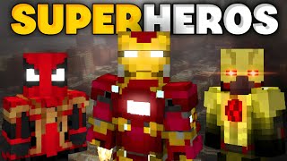 I Became every SUPERHERO in Minecraft [upl. by Vange]