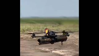 Drone with attached rocket launcher 2 [upl. by Tamis803]