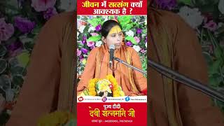 जीवन में सत्संग क्यों आवश्यक है  Jivan Me Satsang Kyu Avashyak Hai By Devi Ratnamani ji satsang [upl. by Hathcock849]