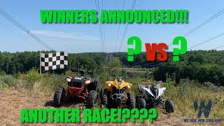 WINNERS ANNOUNCED ANOTHER RACE RAPTOR GOES INTO WOODS [upl. by Burny]