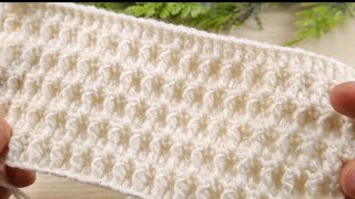 This crochet pattern is ABSOLUTELY AMAZİNG 😍 UNIQUE amp EASY crochet stitch  Beginner Friendly [upl. by Yemar478]