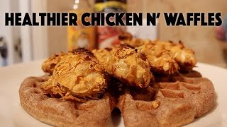 Healthier Chicken N Waffles  Recipe [upl. by Brier616]