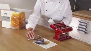 Homemade fresh pasta with Marcato Atlas 150  Video tutorial [upl. by Mohammed635]