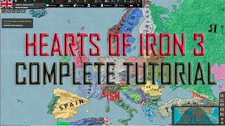 Hearts of Iron 3  Complete Tutorial ish [upl. by Darken]