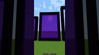 How Big Can Be Nether Portal In Minecraft😱もういいよ shorts [upl. by Alyahs]