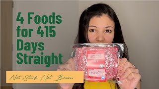 4 Foods I Ate Every Day 415 Days carnivore meatbased animalbaseddiet [upl. by Ronni]