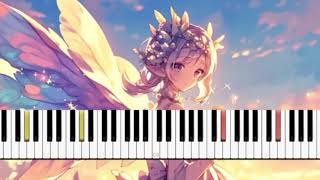 JVKE  GOLDEN HOUR Piano Tutorial [upl. by Ardnoek808]