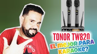 Tonor TW820 El Mejor Micro Inalámbrico a bajo costo para Karaoke [upl. by Terza]