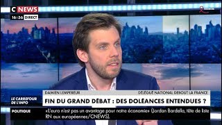 Fin du Grand Débat Damien Lempereur sur CNews [upl. by Spain21]