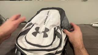 Under Armour Hustle 30 Backpack  My Review [upl. by Calvano877]