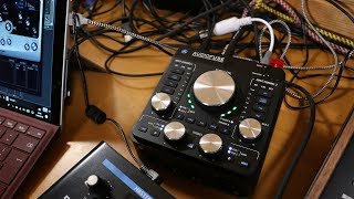 Arturia Audiofuse latency comparison Surface Pro vs Desktop [upl. by Achorn243]