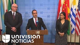 Canciller venezolano a Trump las sanciones buscan “armar un expediente en la opinión pública contra [upl. by Aicekal]