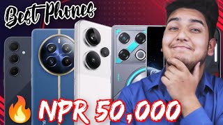 Top 5 Best Smartphones under 50000 in Nepal Right Now 🔥🔥 [upl. by Muir]