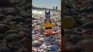 Hero on Vacation Day 3 Low tide lego legobatman legominifigures baltrum batman [upl. by Ettenal]