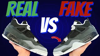 2024 Real Vs Fake Nike Air Jordan 4 “FEAR” [upl. by Gilburt]