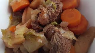 Slowcooker recept stoofvlees met appel en Zwolsche kruiden  NLBE  Plezierindekeukennl [upl. by Asenab]