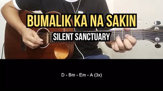 Bumalik Ka Na Sakin  Silent Sanctuary  Guitar Tutorial [upl. by Linetta692]