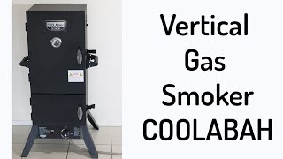 Vertical Gas Smoker Aldi COOLABAH Unboxing amp Installing [upl. by Bergmans]