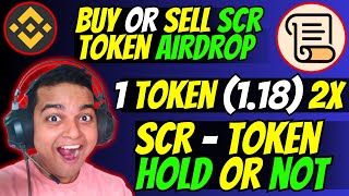 SCRUSDT Live Token Sell 😱 Scroll Airdrop SCR Token BuySell And HoldNot  SCR Airdrop Binance [upl. by Attah690]