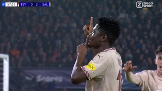 Karim Konate Goal Feyenoord vs RB Salzburg 02 All Goals and Extended Highlights [upl. by Zennie]