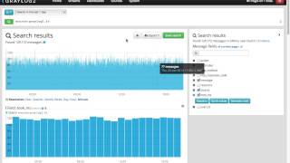 Graylog2 Création dun tableau de bord [upl. by Melita]