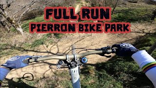 Full run Pierron Bike Park  World Cup track  Brioude [upl. by Trebleht]