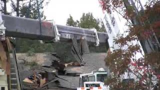 Crane lifted off of Santa Rosa house [upl. by Cate]