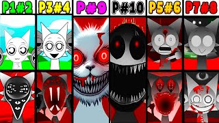 All Phases in Incredibox Sprunki Phase 2 VS Phase 3 VS Phase 4 VS Phase 5 VS Phase 6 VS Phase 710 [upl. by Alboran]