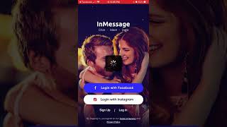 InMessage  meet chat date  how to create an account [upl. by Akla998]