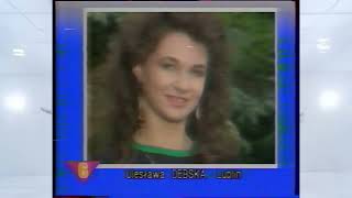 Miss Polska 1990 Finalistki [upl. by Adnauq]