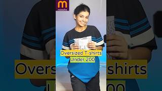 Oversized Tshirts from meesho under 200 only 🤯😱 what I ordered VS got😨 viral minivlog meesho [upl. by Razatlab]