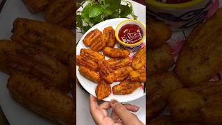 Apne kbhi ese bnaya hai bhot mast potato bites youtubeshorts shorts snacks food [upl. by Ayifas548]