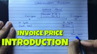 Consignment Account  Invoice Price  Financial Accounting  By Saheb Academy [upl. by Jaynes]