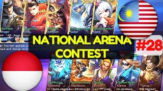 Malaysia VS Indonesia 3rd Game 220617  National Arena Contest Mobile Legends [upl. by Som776]