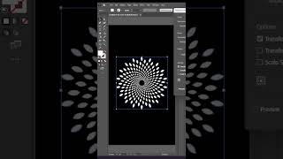 How to Create Simple Mandala Design in Illustrator  Adobe Illustrator Tutorials [upl. by Rawdon974]