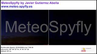 Directo Ponferrada El Bierzo  Meteo Spyfly by Javier Gutierrez Abella WEBCAM LIVE [upl. by Ahsirat]