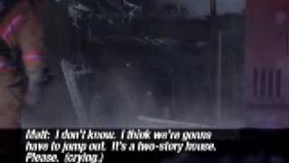 911 Call from Children Trapped in Fire [upl. by Tnelc]