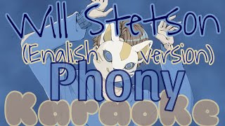 「KARAOKE」  Phony English cover  Will Stetson  Guide music [upl. by Acirahs]