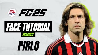 EA FC 25  ANDREA PIRLO  FACE CREATION  Pro Clubs LOOKALIKE [upl. by Carri566]