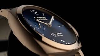 Panerai Luminor Marina Goldtech™ Sole Blu PAM01112 Ø 44mm [upl. by Ahsinac534]