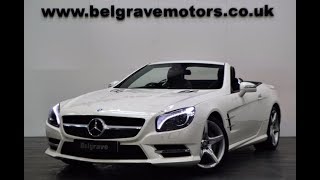 Mercedes SL400 AMG Sport Panoramic Roof Airscarf [upl. by Kaazi]