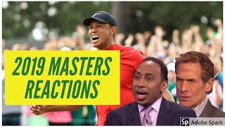 Tiger Woods 2019 Masters Reactions Stephen A Skip Bayless and more [upl. by Naxor]