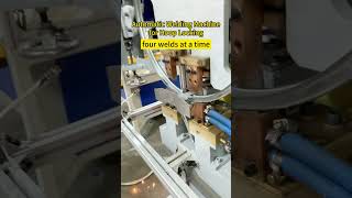 Spot Welding Machine for Hoop Locking spotweldingmachine [upl. by Valeda973]