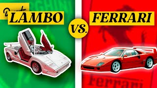 Ferrari Vs Lamborghini  The Rivalry EXPLAINED [upl. by Drof]