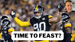 SteelersGiants Will TJ Watt defense feast on Daniel Jones [upl. by Zollie]