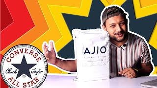 Unboxing amp Review  Ajio Footwear Shopping  Converse Sneaker 2022 [upl. by Nagy]